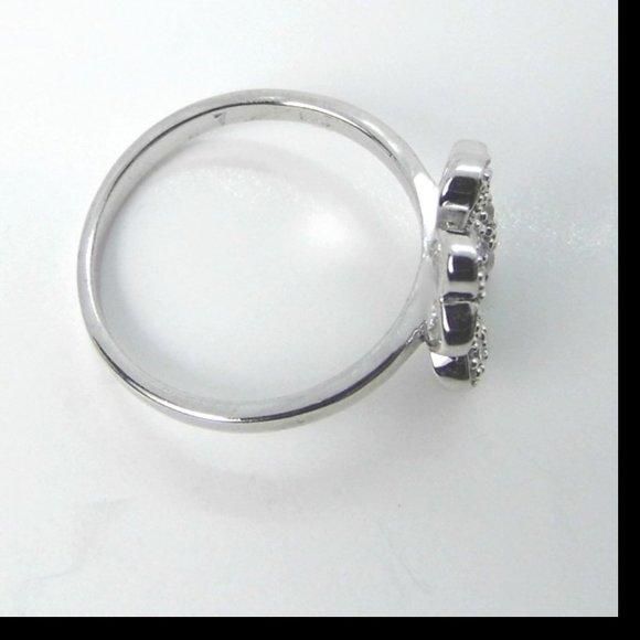 NEW Sterling SILVER Flower Ring - Picture 7 of 11